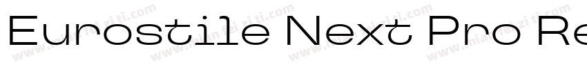 Eurostile Next Pro Regular字体转换